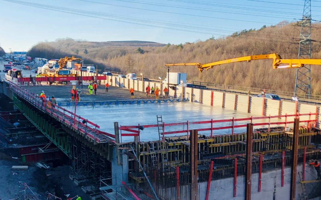 Baustelle Autobahn 1