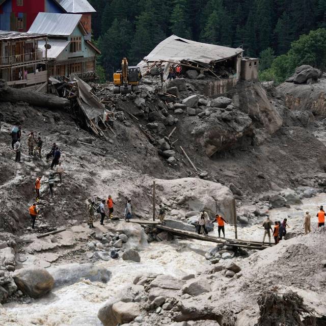 Nach der Sturzflut in Kaschmir