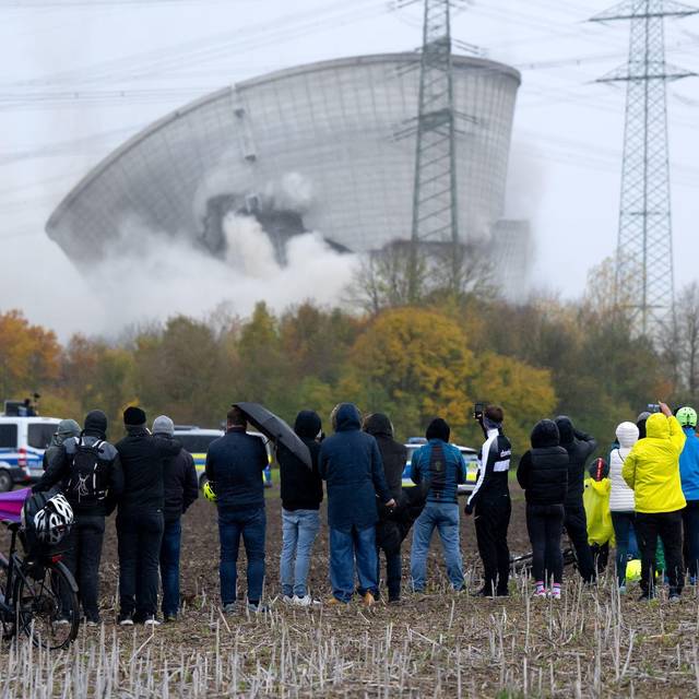 Sprengung Kühltürme Kernkraftwerk Gundremmingen