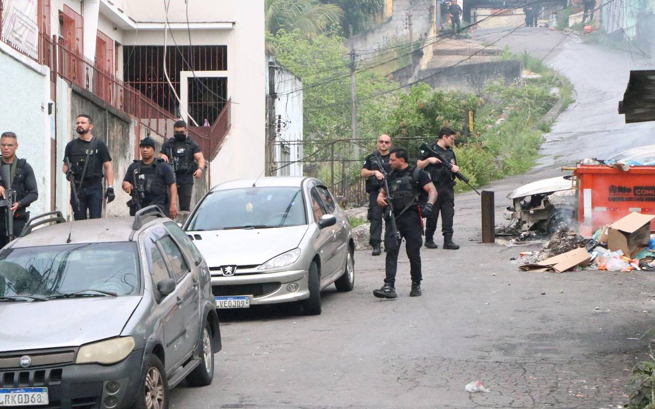 Polizeieinsatz in Favelas in Rio de Janeiro