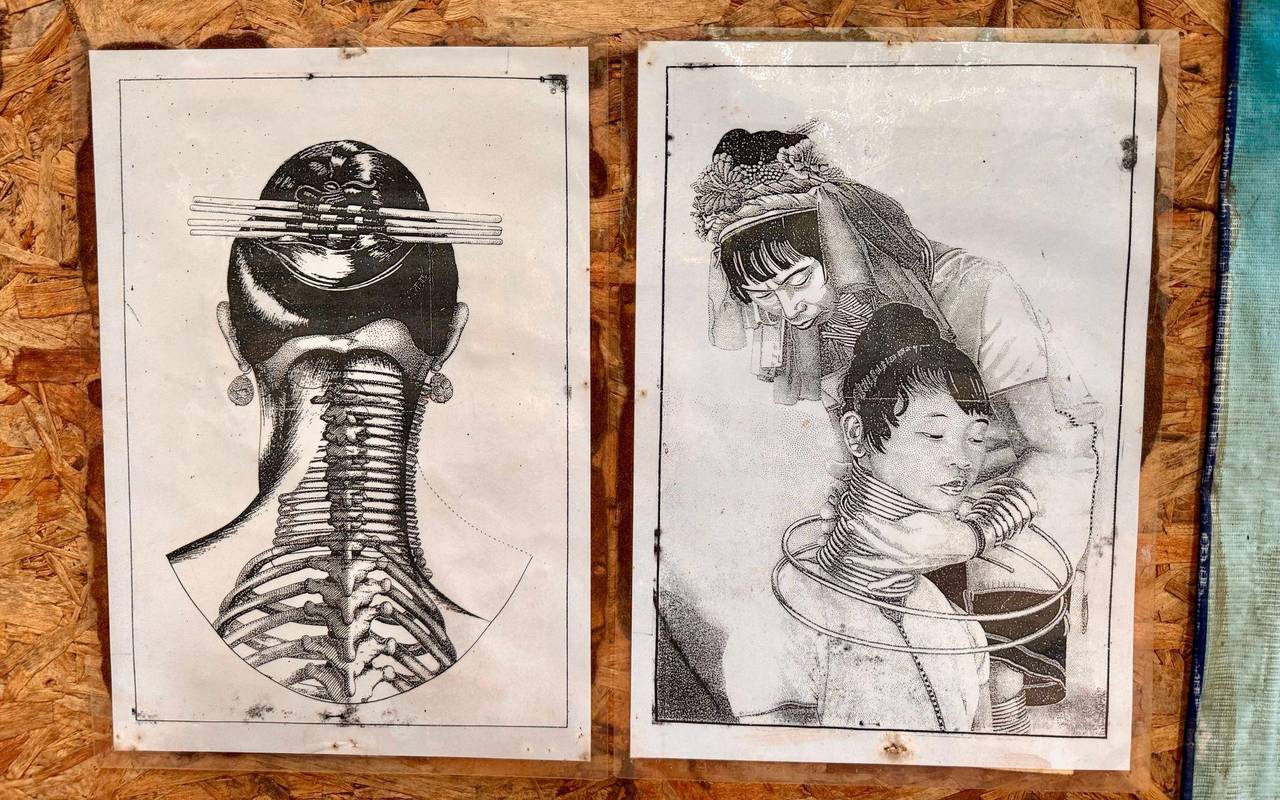 Langhalsfrauen - «Long Neck Karen» - im Norden Thailands