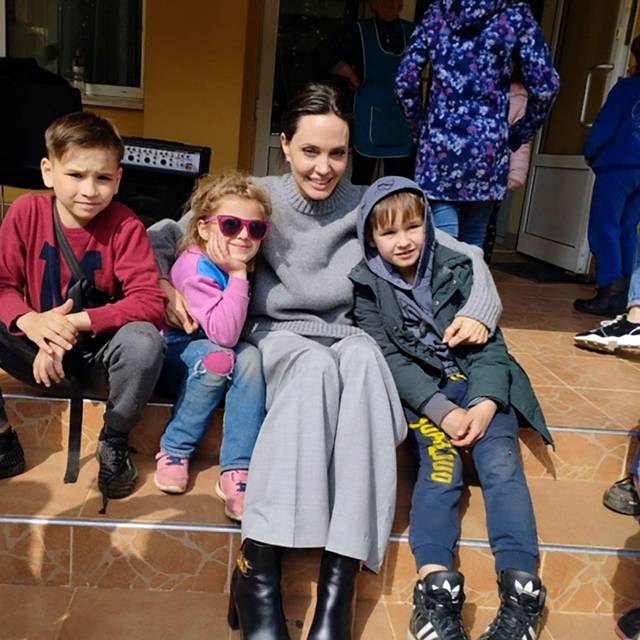 Ukraine-Krieg - Angelina Jolie in Lwiw