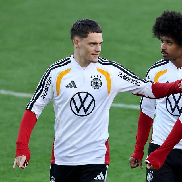 Training der Fußball-Nationalmannschaft