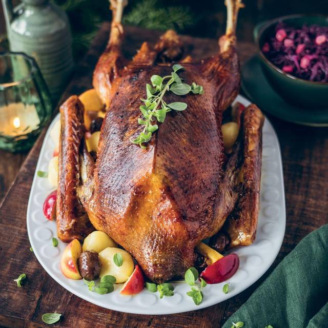 Gänsebraten mit Blaukraut