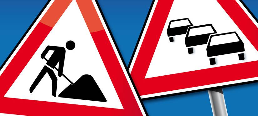 Verkehrsbehinderungen auf A1