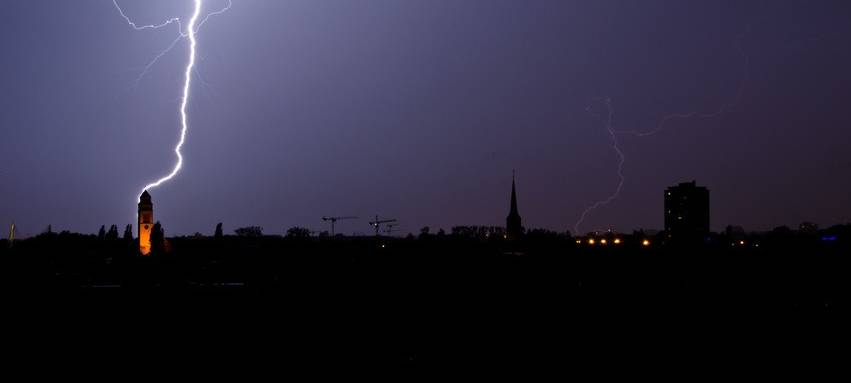 Gewitter gestern: Ging so...