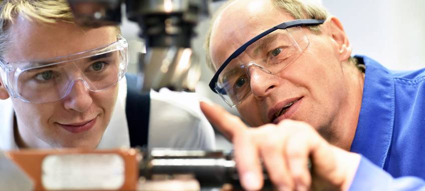 Kampagne für Ausbildung