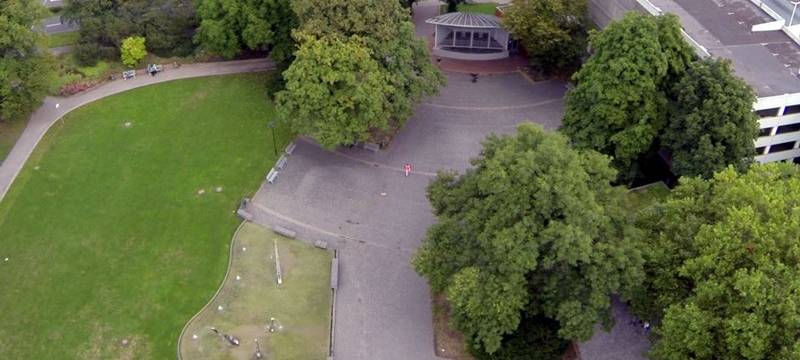 Kundgebung im Volkspark