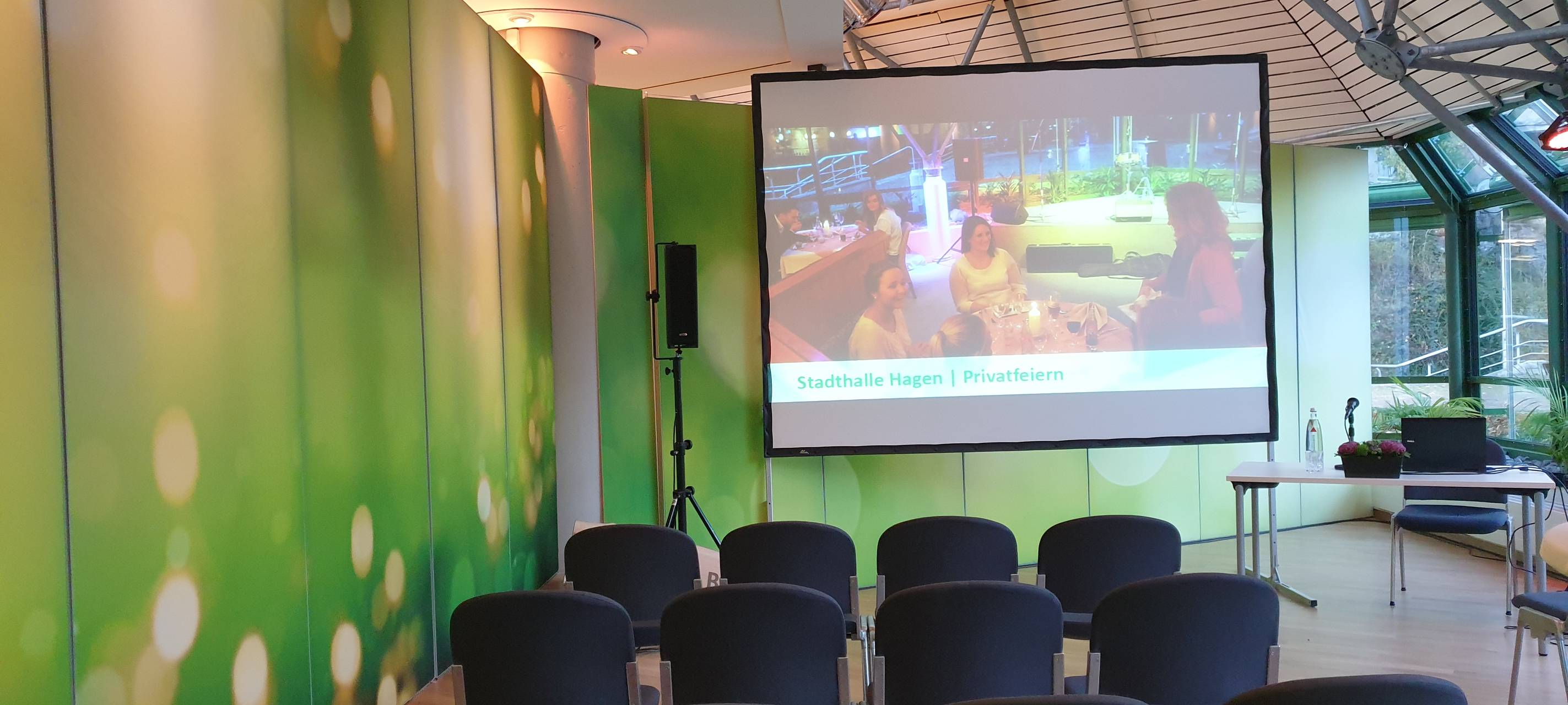 Neues Restaurant in der Stadthalle