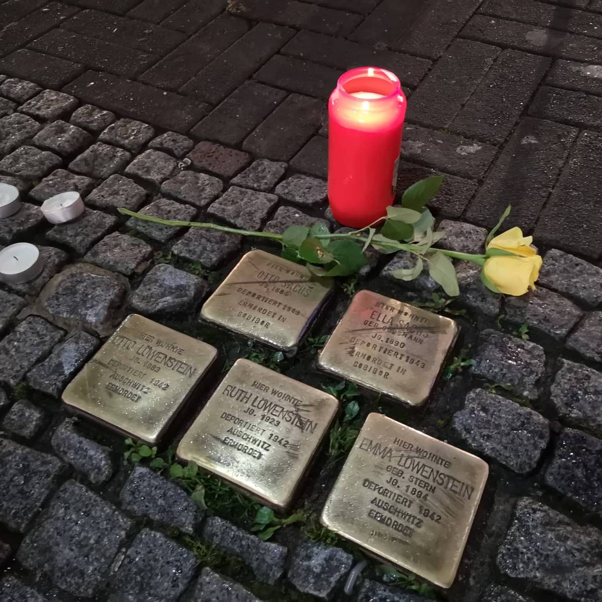 Schüler säubern Stolpersteine Radio Hagen
