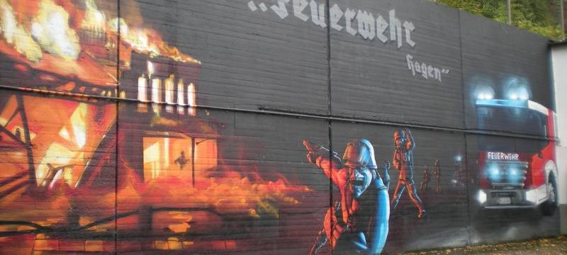 Diskussion bei der Feuerwehr