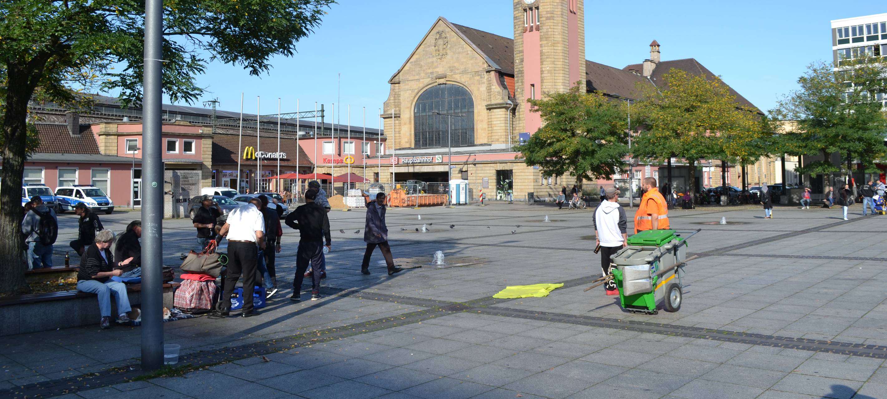 150 Bettelzettel und eine Festnahme