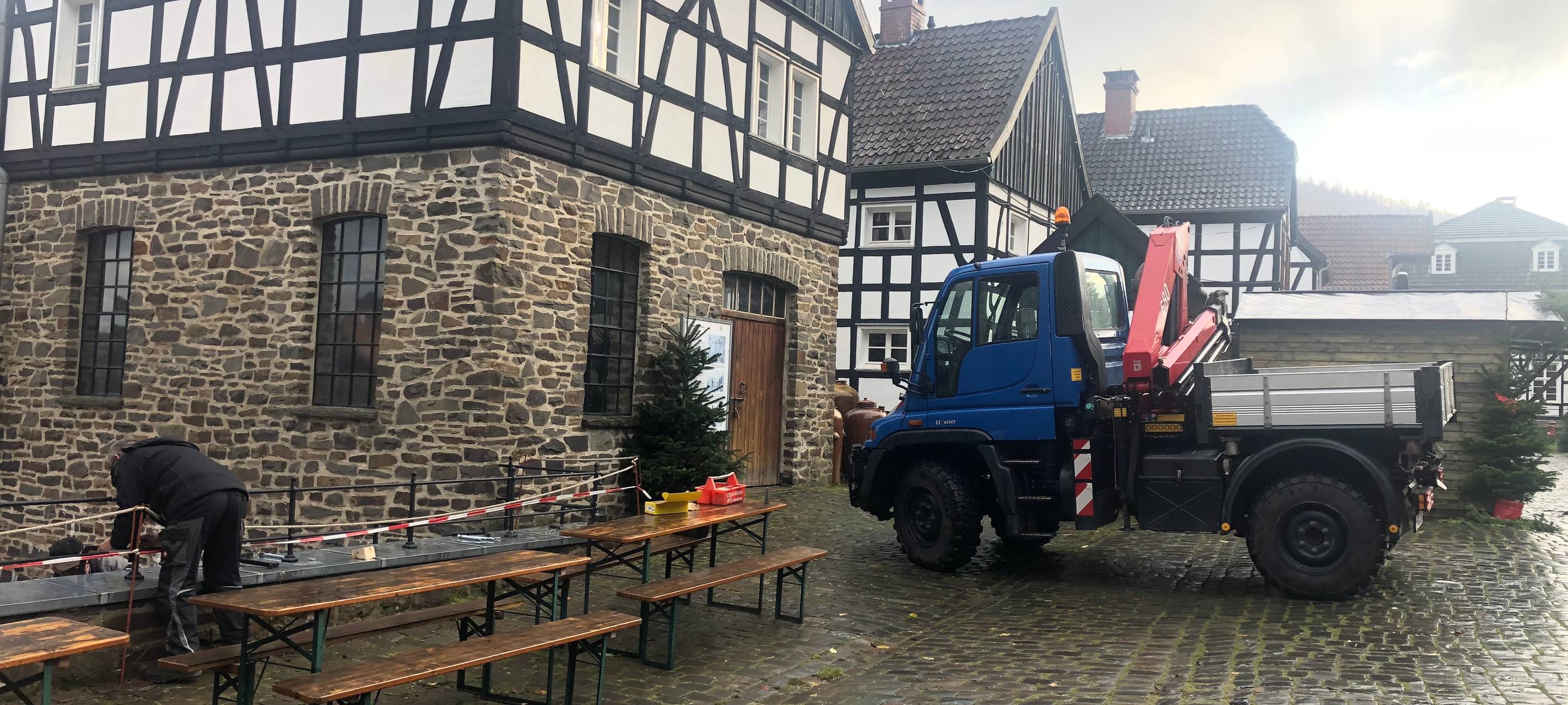 Das Freilichtmuseum in den Startlöchern