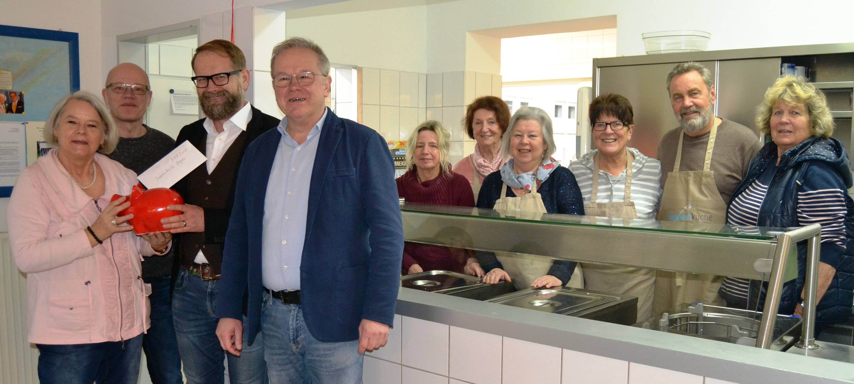 400 Euro für die Suppenküche