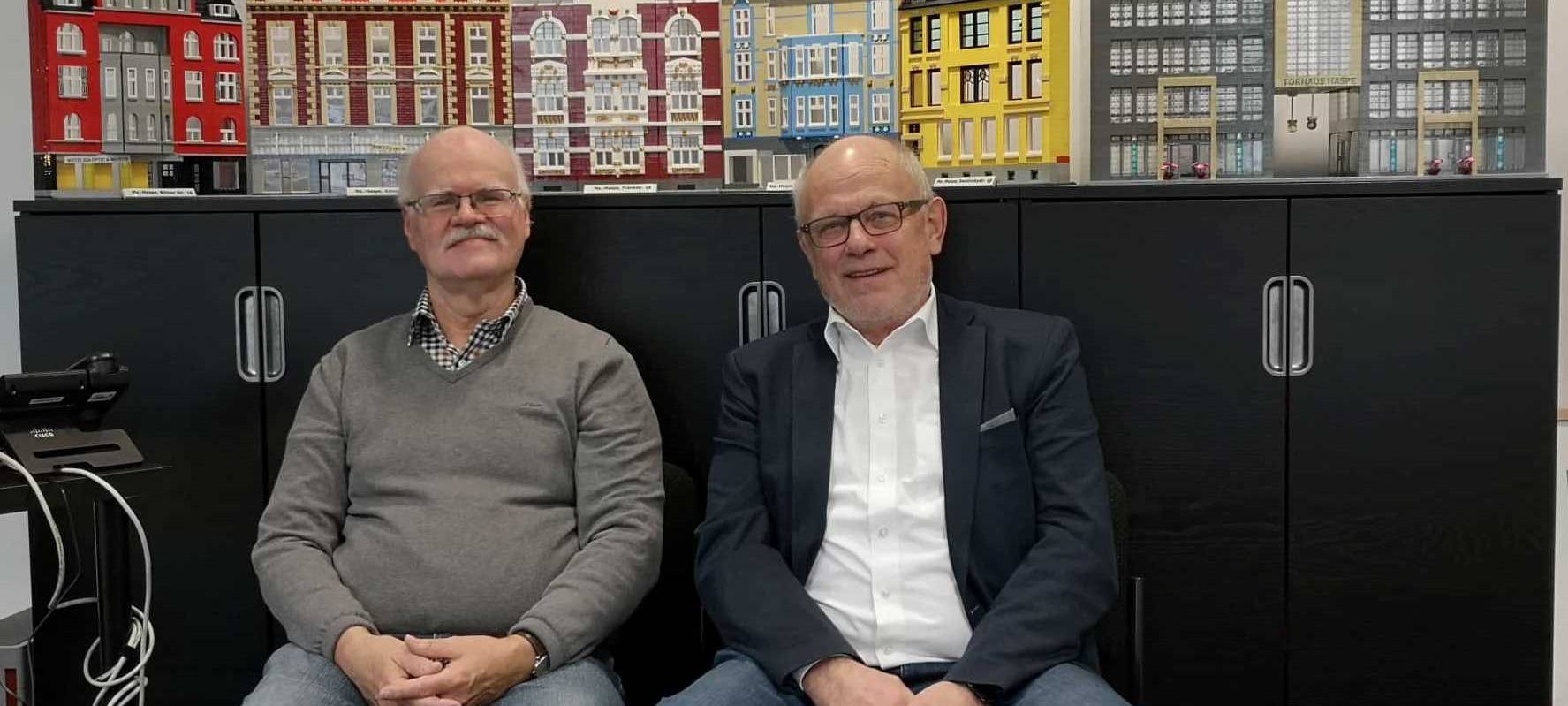 Haspe aus Legosteinen