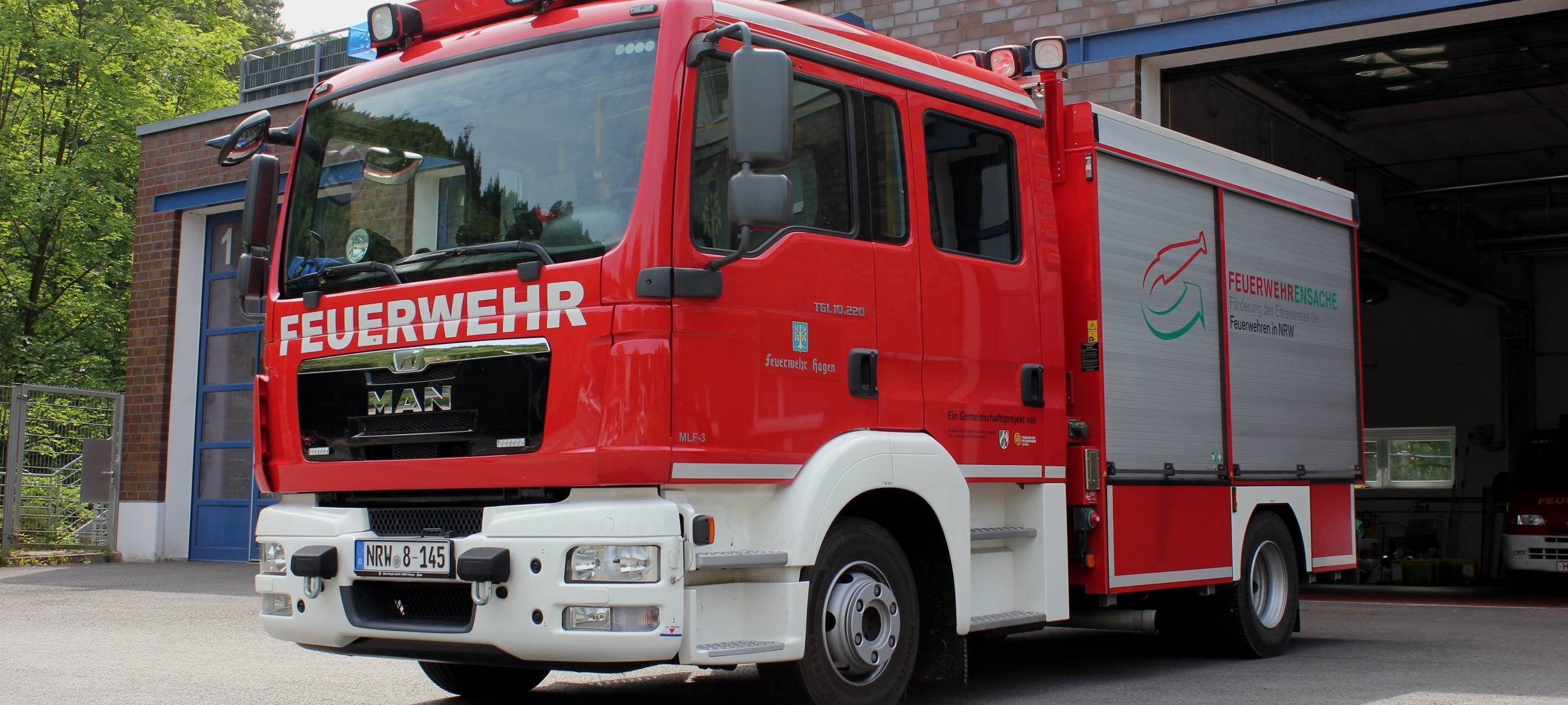 Ein Feuerwehrhaus für Halden