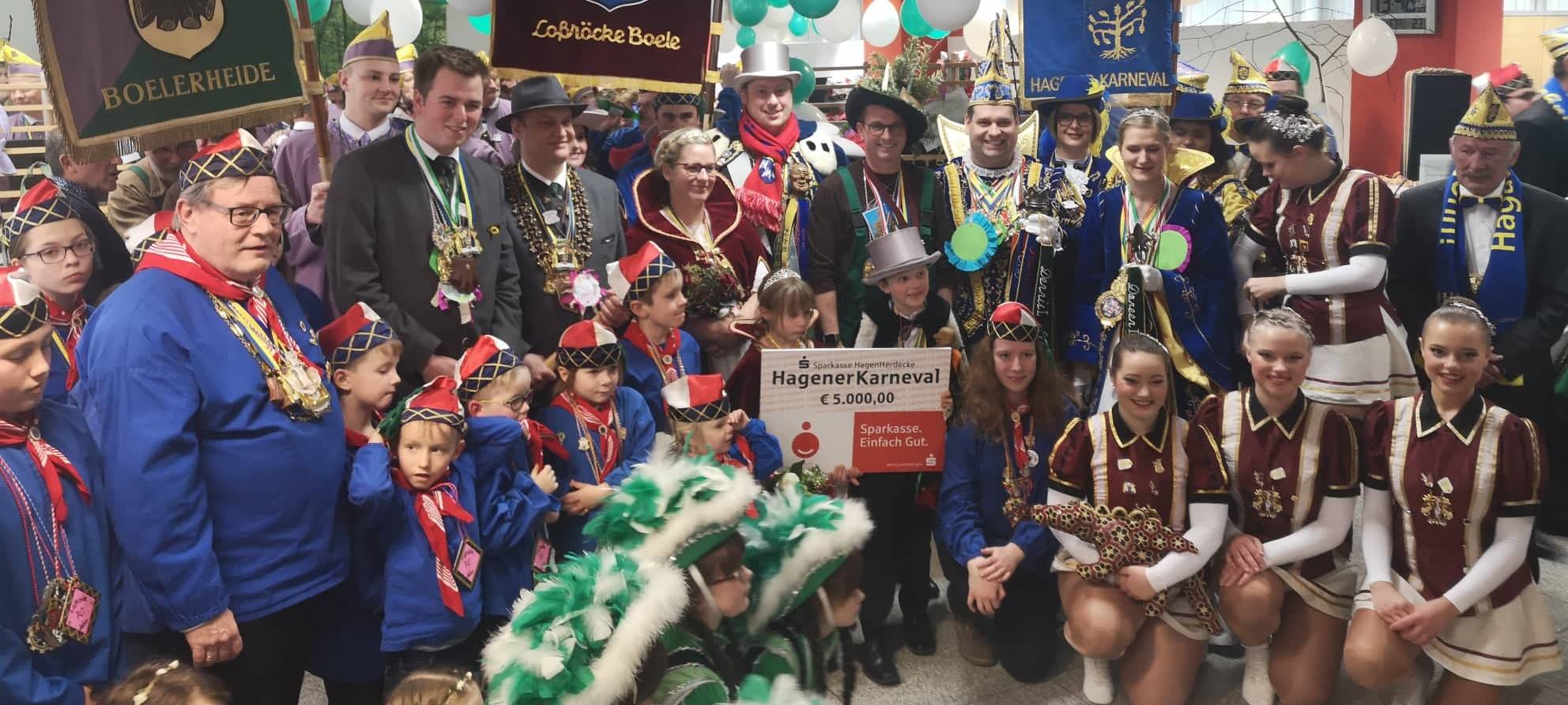 Sparkasse HagenHerdecke fördert den Hagener Karneval