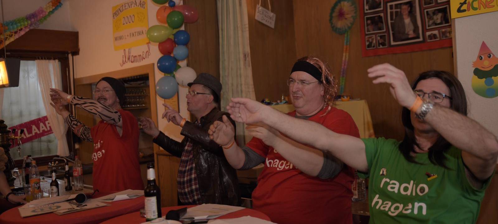 Radio Hagen als Motto beim Karnevalsverein „Borringo Für Lau“