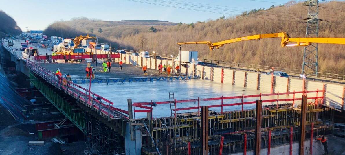 Baustelle Autobahn 1