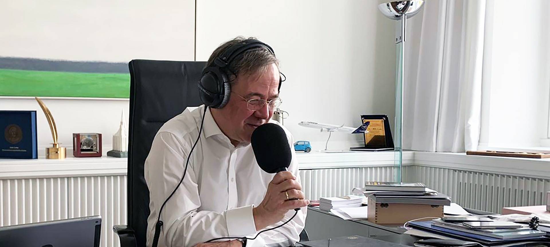 Laschet im Gespräch