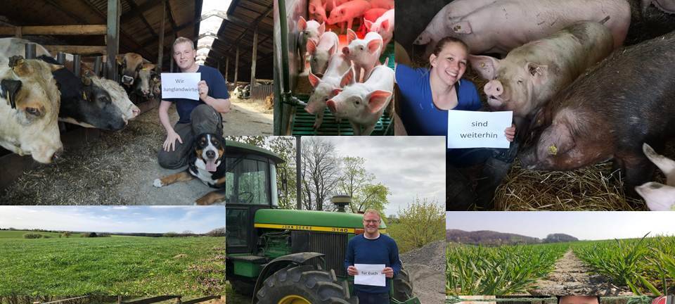 Junglandwirte: Wir sind für Euch da