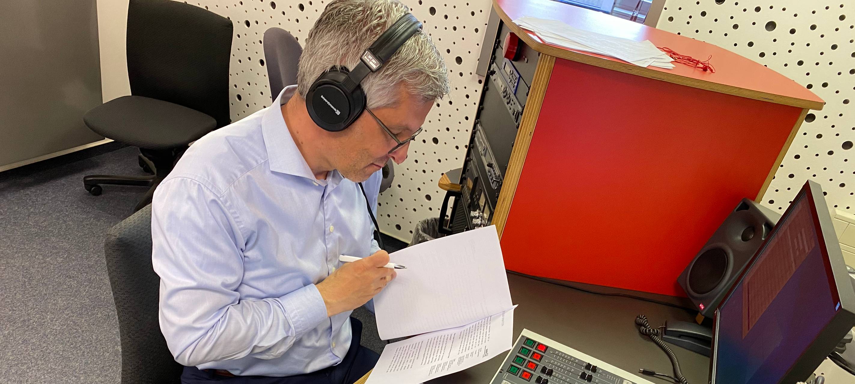 Oberbürgermeister im Radio Hagen-Gespräch