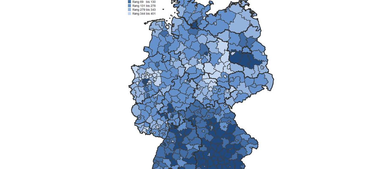 IW-Regionalranking 2020: NRW schneidet schlecht ab