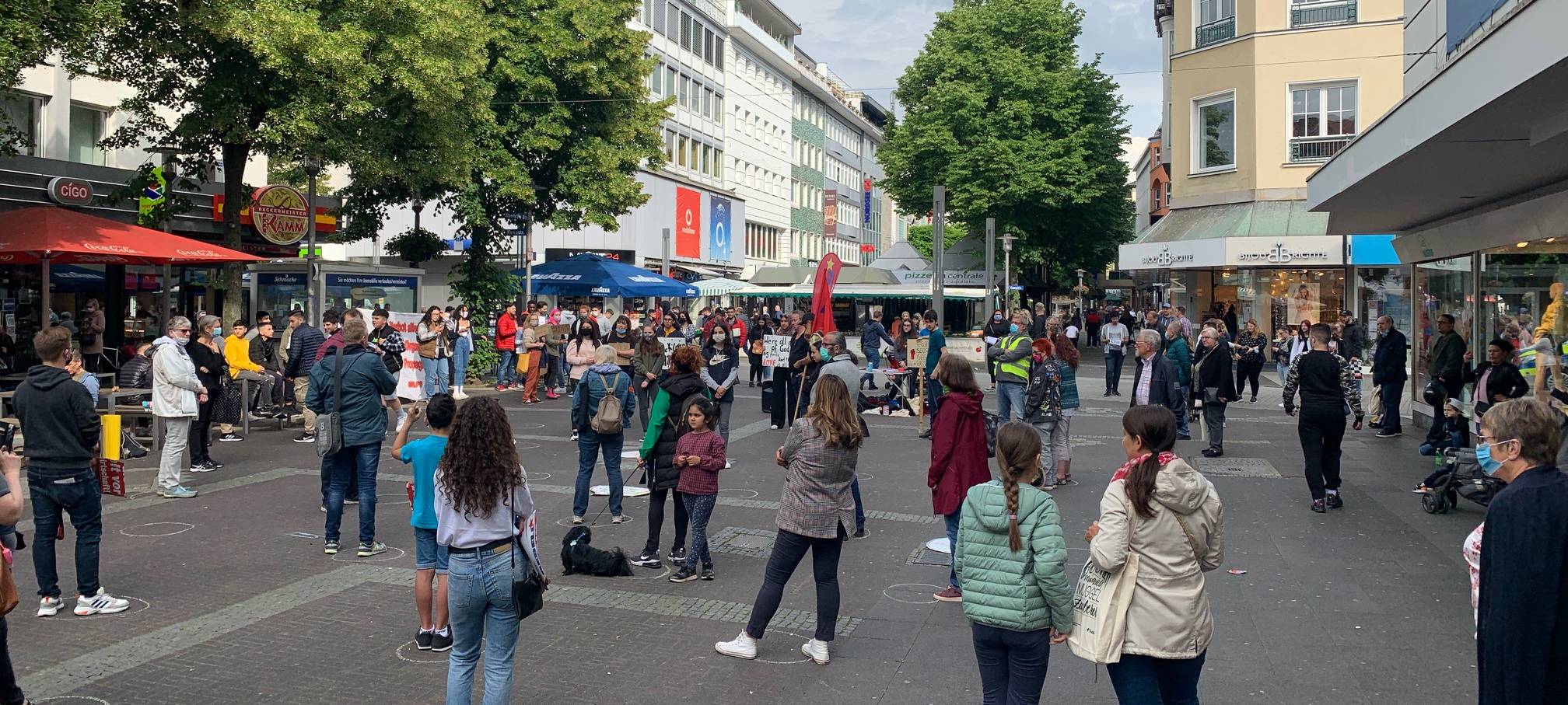 Demo gegen Rassismus