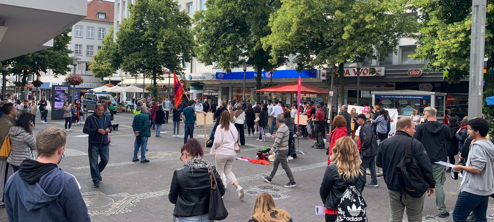 Demo gegen Rassismus
