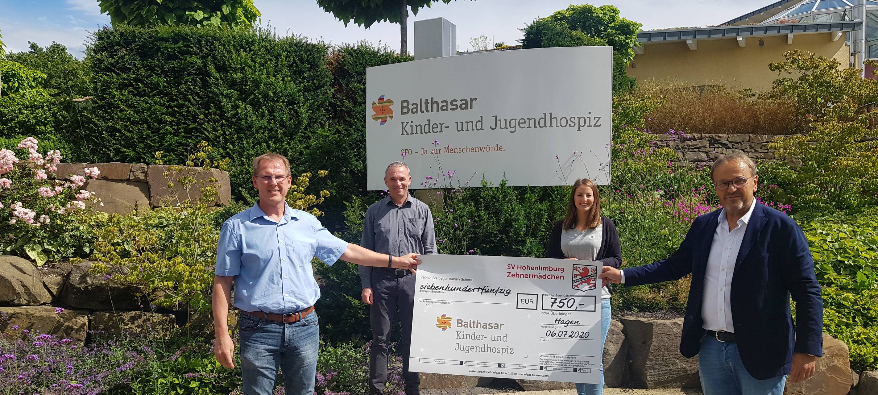 SV Hohenlimburg: Spende an Kinderhospiz