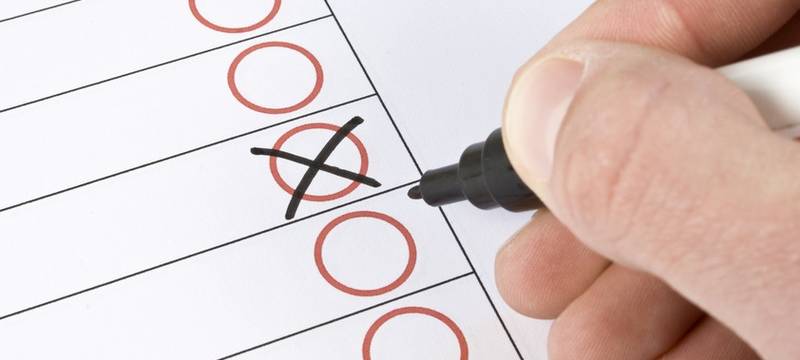 Viel Papier zur Wahl