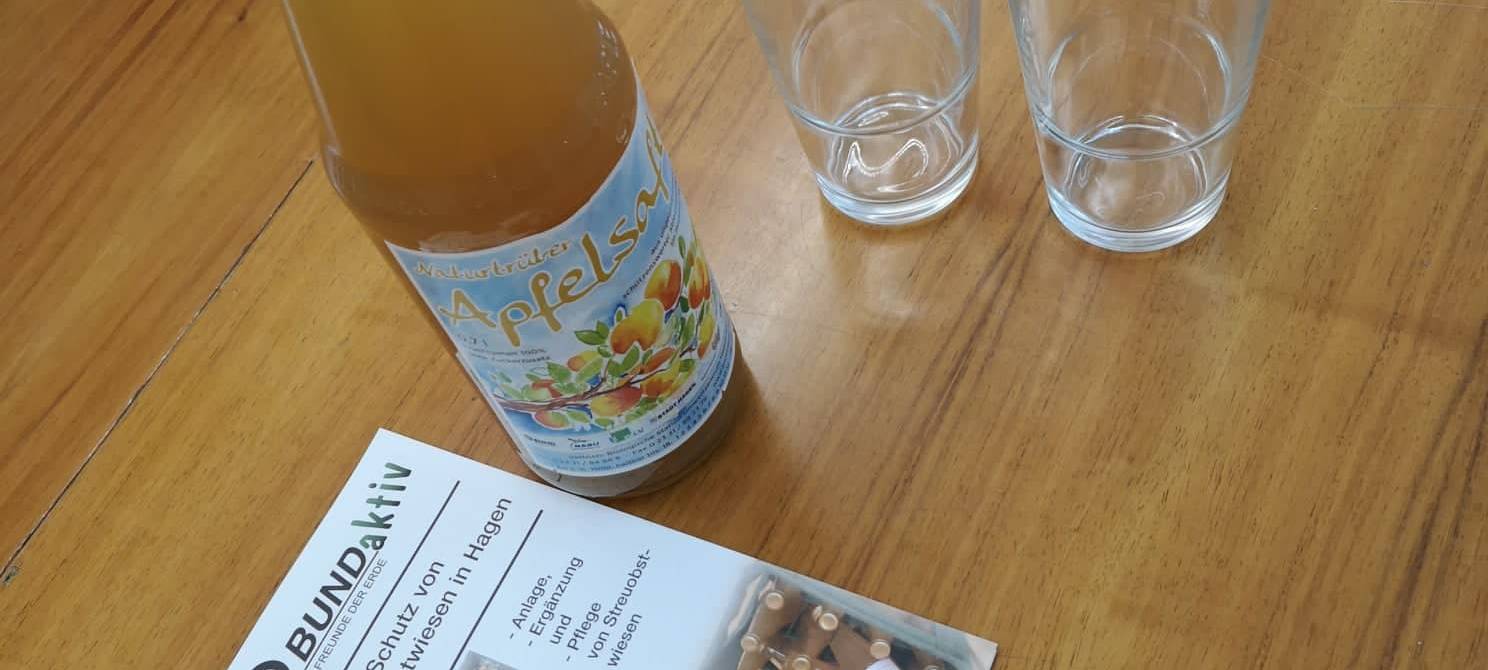 Apfelsammlung an der Biostation Hagen