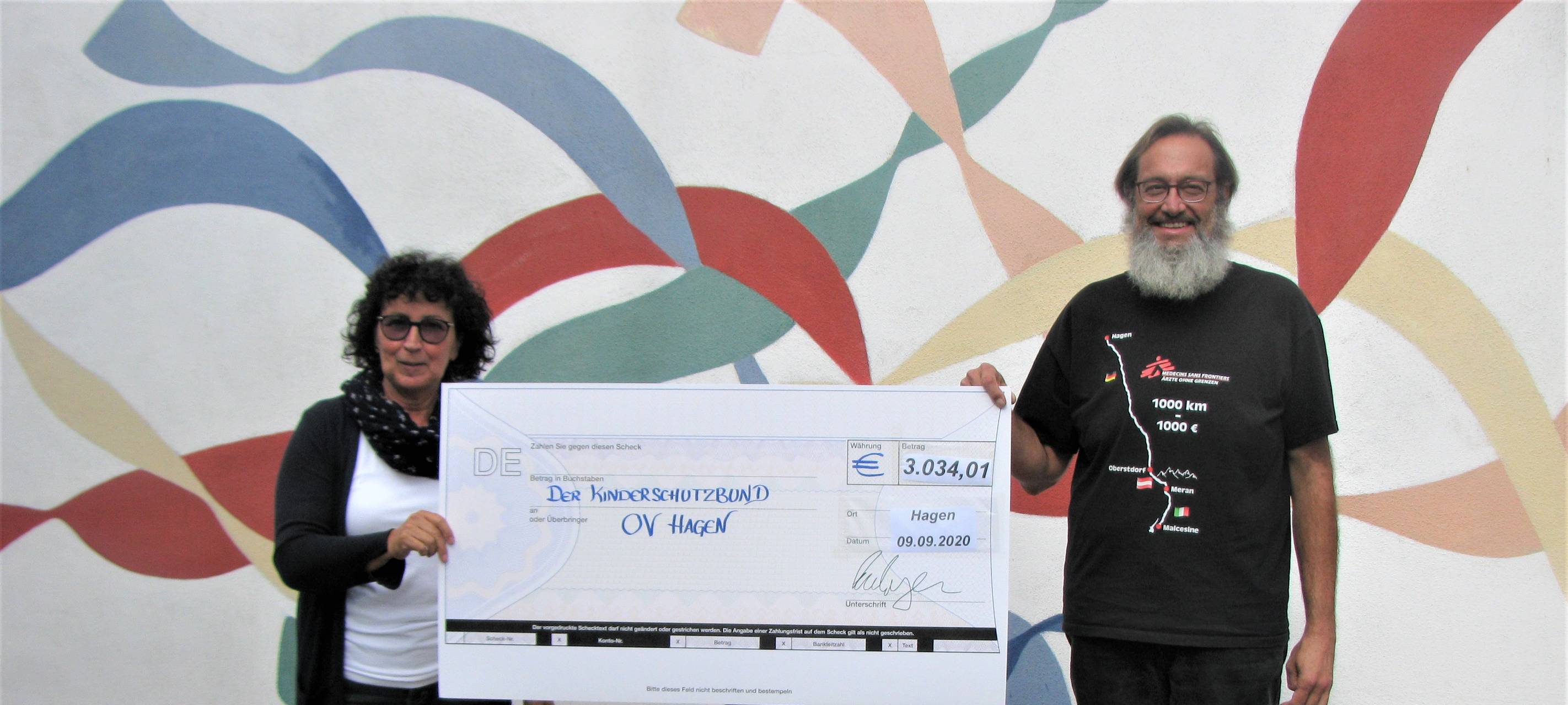 Knobi wanderte für den guten Zweck