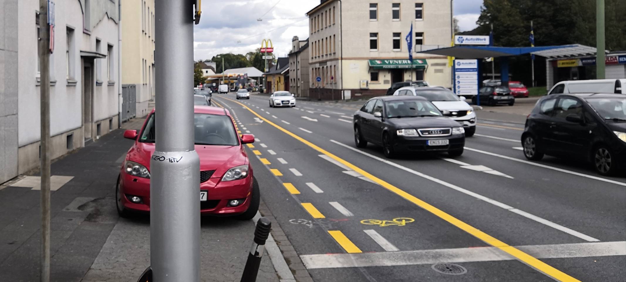 Pop-Up Radweg in Haspe