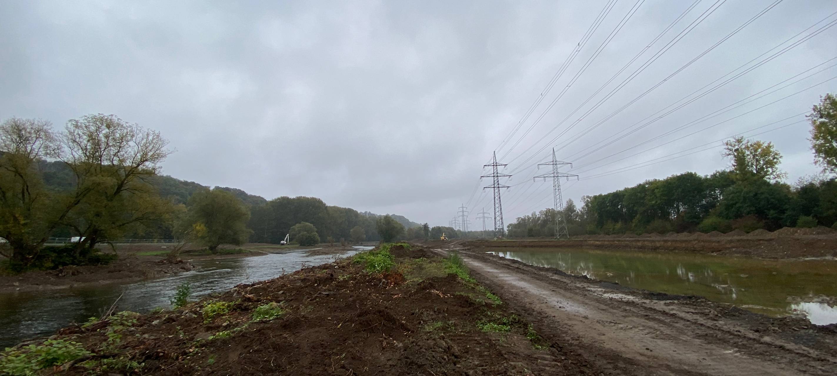 Arbeiten an der Lenne