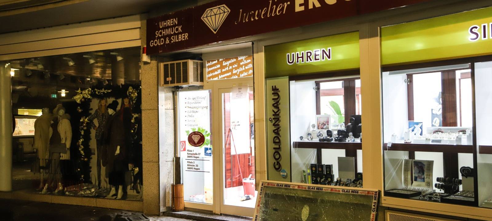 Blitzeinbruch bei Juwelier