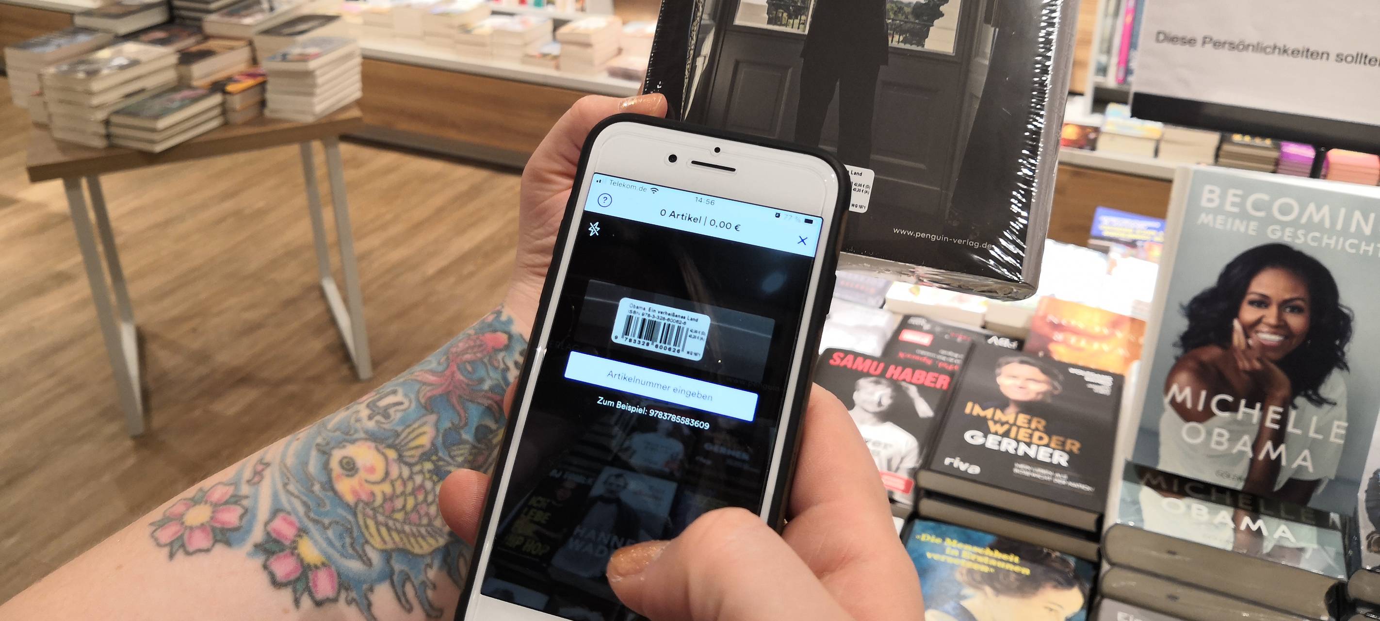 Einkaufen ohne in der Schlange zu stehen