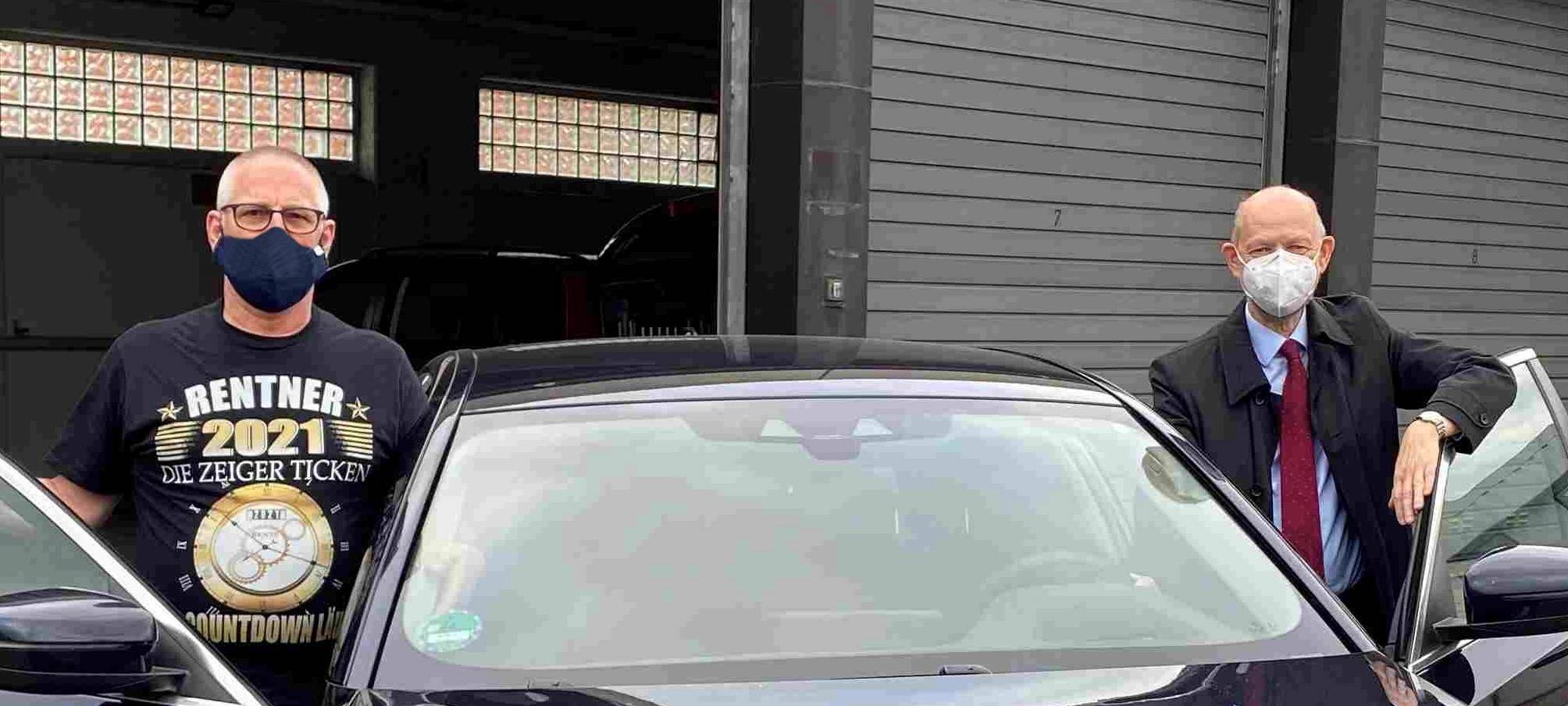 Abschied bei der Polizei