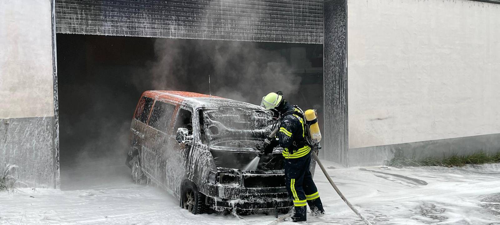 Brennender Pkw in Hohenlimburg