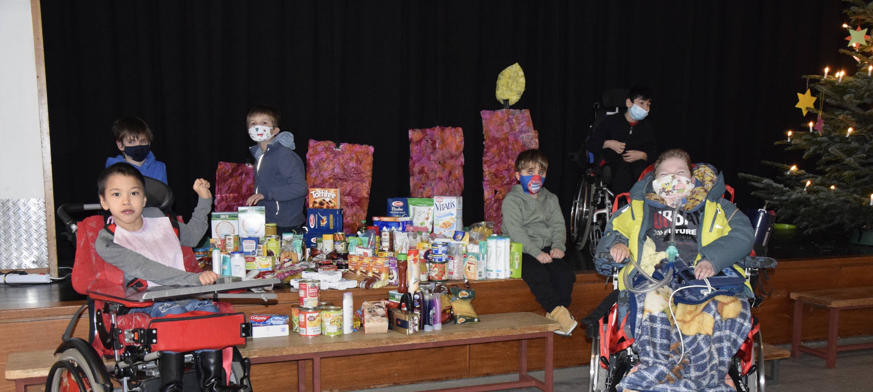 Förderschüler für die Palette