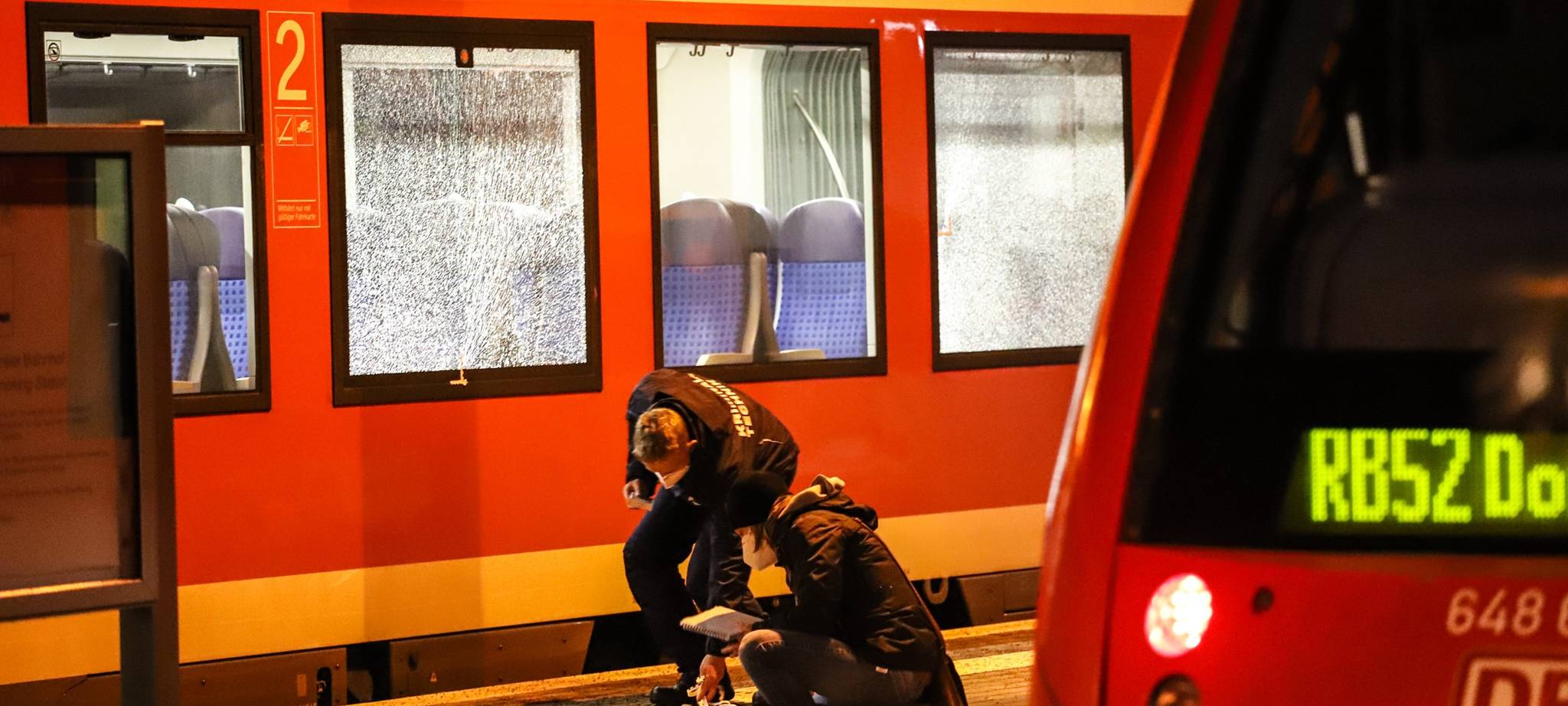 Schüsse auf Regionalbahn