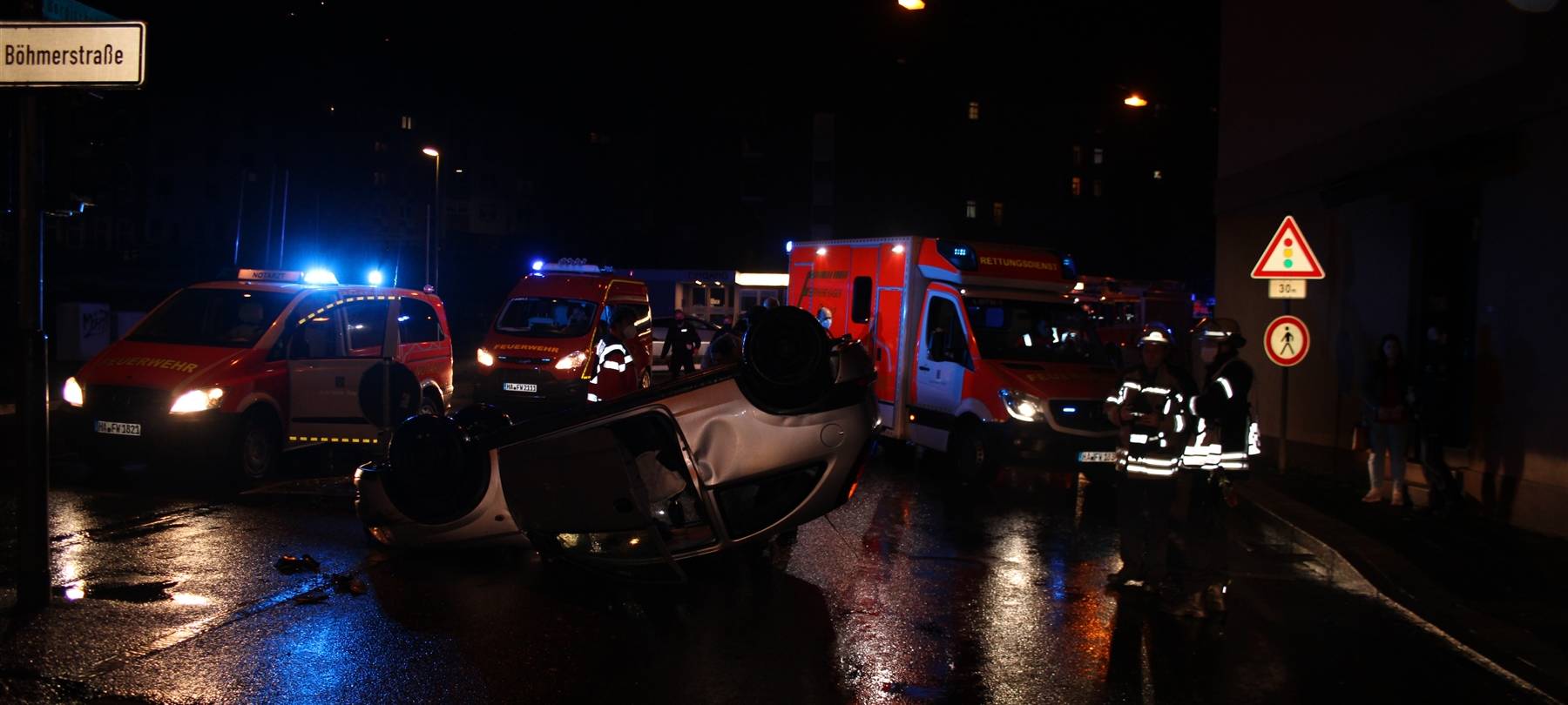 Unfall in der Innenstadt