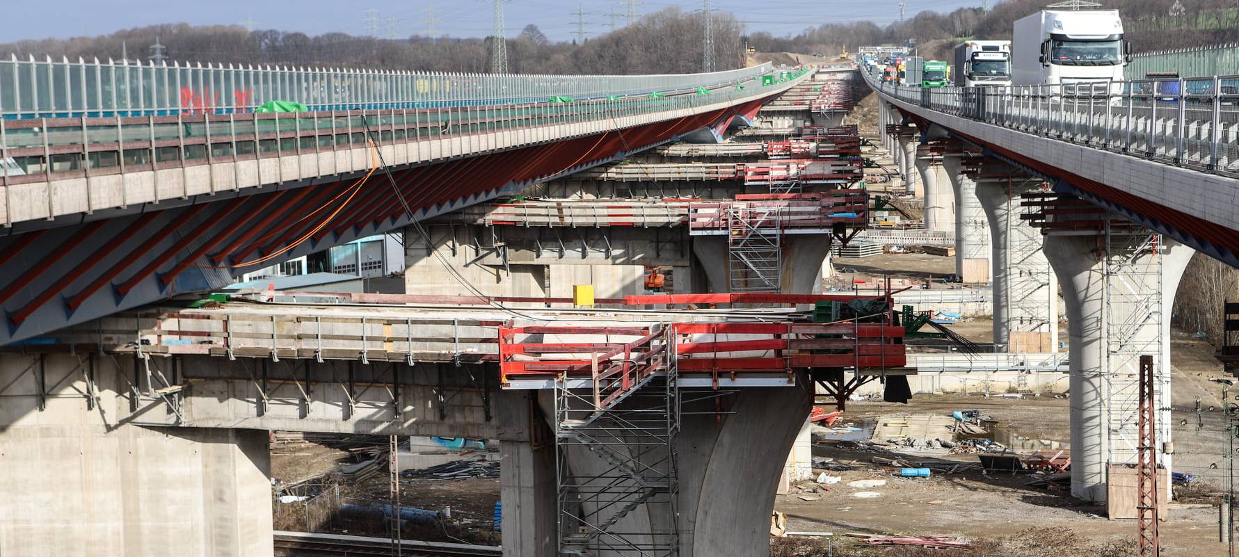 A 45: Brückenschubsen am Freitag