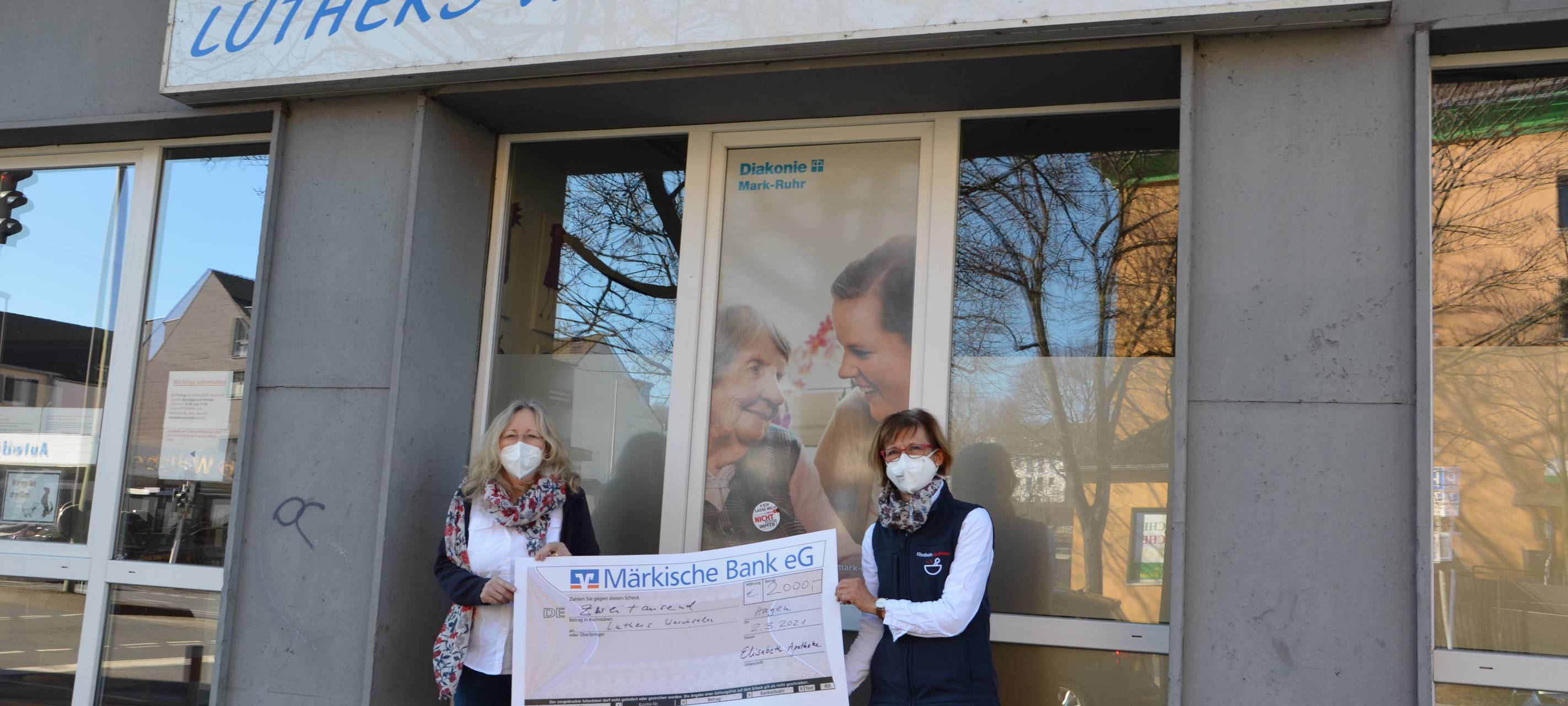 2000,- für Luthers Waschsalon