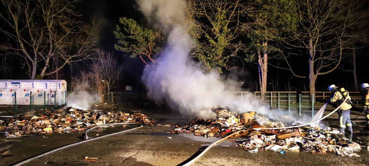 Brände in der Nacht