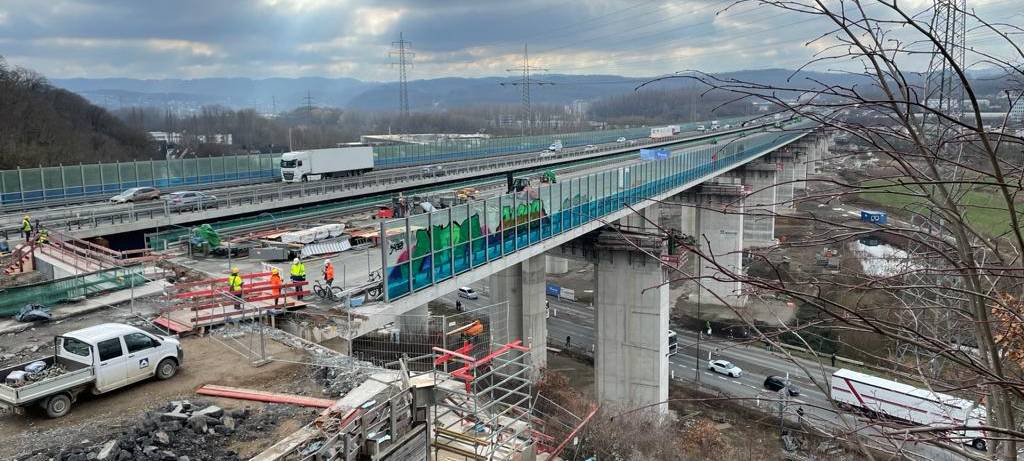 Lennetalbrücke am Ziel
