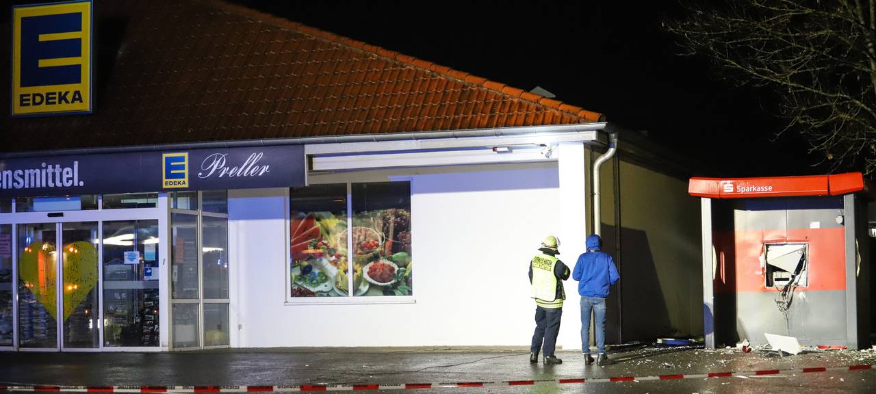 Geldautomat gesprengt