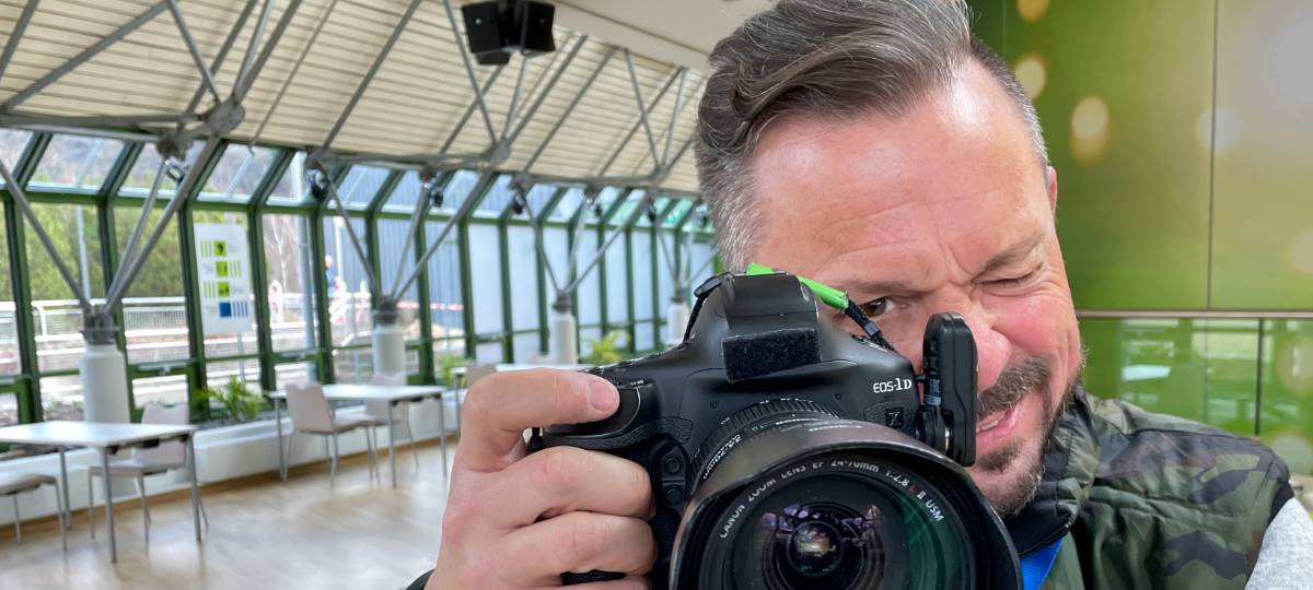 Topfotograf im Impfzentrum