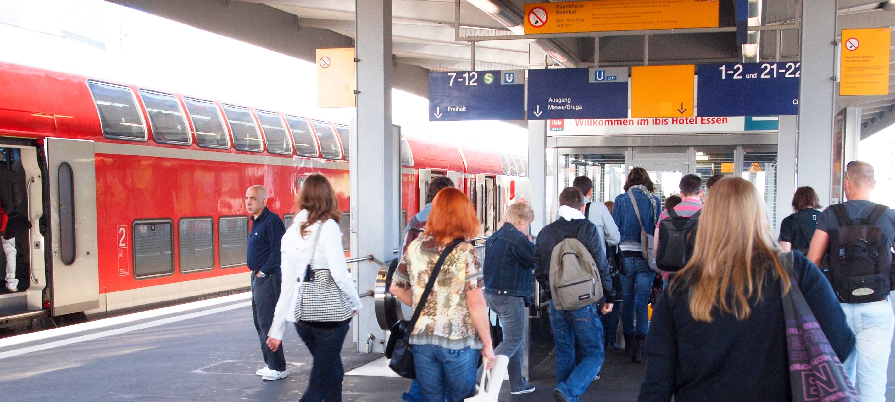 Pendeln im Warnstreik