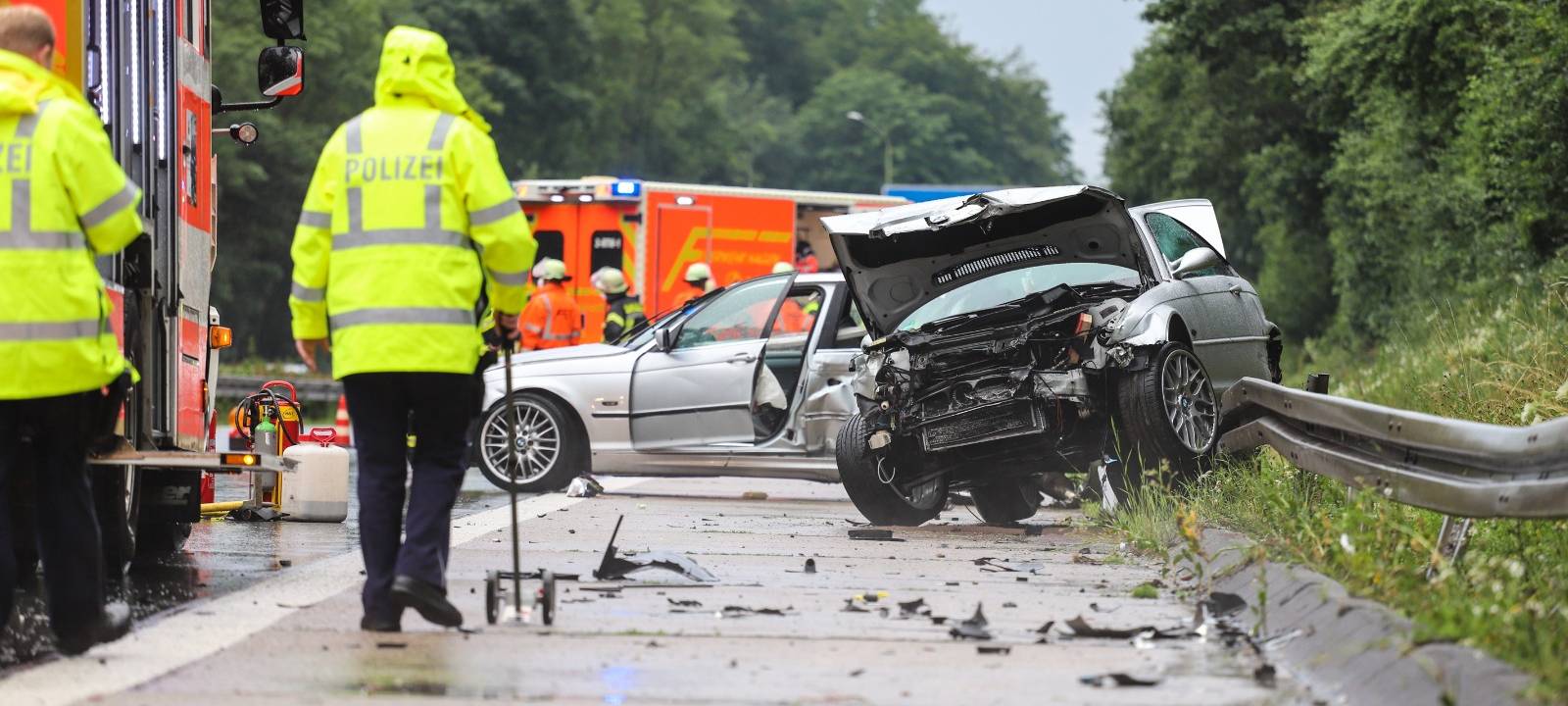 Schwerer Unfall auf der A 46